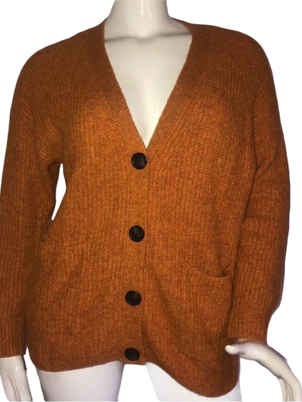 American Eagle oversized v neck buttoned cardigan
